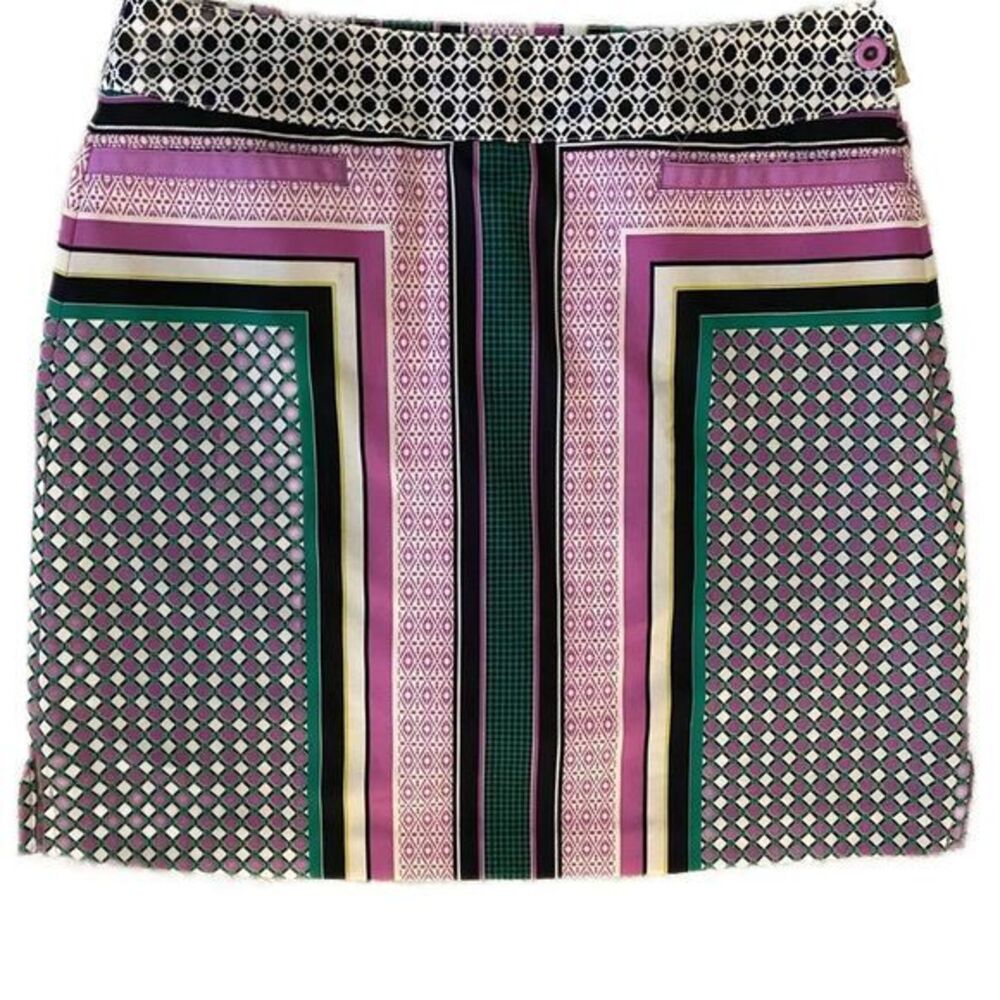 EP Pro Golf Skort-6 black /white /purple , polyester spandex